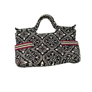 Vera Bradley Black White Barcelona Hard Handle Envelope Purse - beautiful!